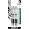 Zebra Pen F-301 Retractable Ballpoint 0.7mm Black 4pk 27114 - alternate 1