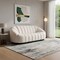 Homeroots 85" Cream Curved Sofa 557022 - alternate 4