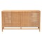 Bali & Pari Vivan Bohemian Honey Rattan and Mahogany Wood 3-Drawer Storage Cabinet 253-13911-ZORO - alternate 7