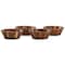 Megachef 4 Piece 6.75 Inch Acacia Wood Salad Bowl Set 750122185M - alternate 4