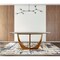 Homeroots 71" Clear And Gold Oval Glass And Stainless Steel Dining Table 487366 - alternate 5