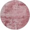 Homeroots 8' Blush And Ivory Round Abstract Washable Indoor Outdoor Area Rug 602691 - alternate 5