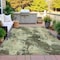 Homeroots 3' X 5' Brown And Beige Abstract Washable Indoor Outdoor Area Rug 630669 - alternate 4