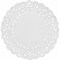 Brooklace 4" White Cambridge Lace Doilies 1000 PK 500233 - alternate 1