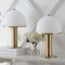 Jonathan Y Imani 12.3 in. Modern Metal Rechargeable Integrated Dimmable LED Table Lamp w/Touch Sensor, Bras, 2PK JYL1158A-SET2 - alternate 6