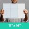 Flipside 11 x 16 Two Sided 1/2" Graph Dry Erase Board Class, 12PK 11262 - alternate 2