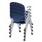 Regency Rico Classroom Training Mobile Stack Chair with Arms - Navy Blue, 4PK K306-NV-4PK - alternate 2