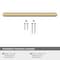 Amerock Revolve 6-5/16 inch (160mm) Center-to-Center Champagne Bronze Cabinet Pull, 10PK 10VMP36854CZ - alternate 2