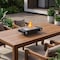 Homeroots 14in Black And Silver Metal BioEthanol Portable Firepit 654260 - alternate 3