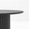 Homeroots 60" Black Wood Pedestal Base Round Top Dining Table 713567 - alternate 4