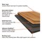 Trafficmaster Oak 4 MIL x 6" W x 36" L Grip Strip Water Resistant Luxury Vinyl Plank Flooring, 24 sqft/case, 16PK 11053 - alternate 8