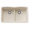 Blanco Diamond Equal Double Low Divide, Soft White 443069 - alternate 1