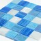 Apollo Tile Mingles 12 in. x 12 in. Glossy Blue and White Glass Mosaic Wall and Floor Tile 20 sqft/case, 20PK MIX4888BL593A - alternate 8