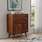 Homeroots 38in Chestnut Solid Wood Accent Cabinet With Two Doors And Two Drawers 654270 - alternate 5