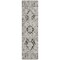 Homeroots 8' Runner Ivory and Dark Brown Oriental Washable Non Skid Indoor Outdoor Runner Rug 563764 - alternate 5