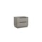 Homeroots 20" Light Gray Wood Two Drawer Nightstand 719560 - alternate 3