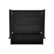 Homeroots 24" Black Wood Floating Double Door Bathroom Vanity And Medicine Cabinet With Mirror 543608 - alternate 3
