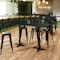 Flash Furniture Commercial Black Laminate Tabletop-Dual Bar Height Crisscross Bases, 72 in x 30 in XU-BLKTB-3072-T2222B-GG - alternate 8