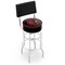 Holland Bar Stool Co 30" Chrome 2-Ring Louisville Swivel Bar Stool, Back L7C430Lville - alternate 1