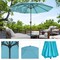 Pure Garden 9-Foot Outdoor Patio Umbrella, Blue 50-101-B - alternate 5
