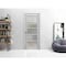 Sartodoors Slab Barn Door Panel Frosted Glass Grey 42x84 Solid Core Modern Interior QUADRO4002S-OAK-4284 - alternate 1