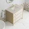 James Martin Vanities Celeste 36" Single Vanity, Sunwashed Oak with Embossed Shagreen, w/ 3 CM Siberian Silestone Top D604-V36-SHG-3SFR - alternate 6