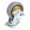 Vestil Rubber Swivel With Brake Caster 6 In. Diameter x 2 In. Width 771 Lb. Capacity Dark Gray/Gold CST-KSM-6X2MR-SWB - alternate 8