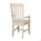 Whitewood Industries Chairs, Wood Back, 40 W 22 H C-465A - alternate 5