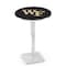 Holland Bar Stool Co 36" Chrome Wake Forest Pub Table, 36" dia. Top L217C3636WakeFr - alternate 1