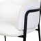 Leisuremod Axis Ergonomic Velvet/Polyester/Leather Bar Stool with Powder-Coated Steel AC29W - alternate 5