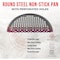 Bakken- Swiss BAKKEN Pizza Pan, Round Perforated, Nonstick Marble Coating, Dishwasher Safe, Gray BAKPIZ11GRM - alternate 7