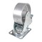 Vestil Cast Iron/Steel Swivel With Total Brake Caster 5 In. Diameter x 2 In. Width 1320 lb Silver CST-VE-5X2CI-SWTB - alternate 2