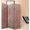 Homeroots 71" Brown Folding Three Panel Screen Room Divider 342771 - alternate 3
