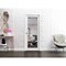 Sartodoors Slab Barn Door Panel, Lucia 1299 White Silk with Mirror, Sturdy Finished Doors, Pocket Closet Sli LUCIA1299S-WS-28 - alternate 3