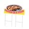 Signmission Chicken On A Stick Die Cut Yard & Stake outdoor plastic coroplast window, 2436-Chicken On A Stick C-DC-2436-DS-Chicken On A Stick19 - alternate 1
