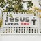Signmission Jesus Loves You, 24 Inch x 72 Inch, Vinyl Banner B-72-30709 - alternate 3