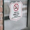 Signmission No Smoking Shield Sign This Is A Smoke F, 4 inch X 4 inch, Vinyl Decal, 2PK SHI-D-2PACK-4-401 - alternate 4