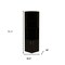Homeroots 71in Black Wood Corner Bar Cabinet With Two Doors 477753 - alternate 2