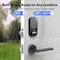 Wrightmaster 5-in-1 Aluminum Smart Pad Lock with Palm Vein Recognition, App Control, IC Card, Auto-Lock ZR-AF06 - alternate 7