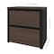 Bestar Connexion 30" Lateral File, Antigua/Black 93631-000052 - alternate 2