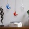 Homeroots Set of Three Blue Red And White Resin Climbing Man Hanging Dimensional Sculpture, 3PK 544459 - alternate 3