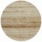 Homeroots 8' Brown And Beige Round Striped Washable Indoor Outdoor Area Rug 589664 - alternate 6