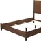 Homeroots Walnut Solid Wood King Bed Frame 524826 - alternate 4