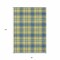 Homeroots 8' X 10' Yellow Blue And Ivory Plaid Washable Indoor Outdoor Area Rug 597138 - alternate 7