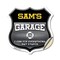 Signmission Sam's Garage I Can Fix Everything But Stupid, 12 Inch X 12 Inch, Vinyl Decal SHI-D-12-490-SAM - alternate 1