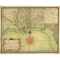 Homeroots 24" X 30" C1747 Map Of The Gulf Coast Vintage  Poster Wall Art 391949 - alternate 1