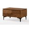 Homeroots 16" Solid Wood and Wood One Drawer Nightstand 473025 - alternate 2