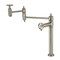 Kingston Brass Deck Mount Pot Filler Faucet with Knurled Handle, Brushed Nickel KS3708RKZ - alternate 1