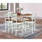 Whitewood Industries Rectangular Fixed Top Extension Pedestal Dining Table W/ 6 Counter Height Stools, 36 in W, 48 in H K79-36RXT-6B-S6172-6 - alternate 4