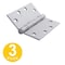 Global Door Controls 4.5 in Leaf W x 4.5 in Leaf H, Gray CP4545BB-USP-3 - alternate 1